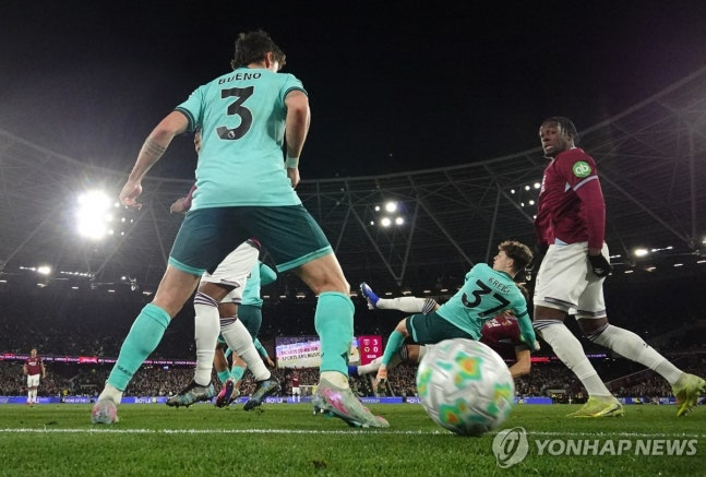 울버햄프턴의 실점 / 사진=연합뉴스