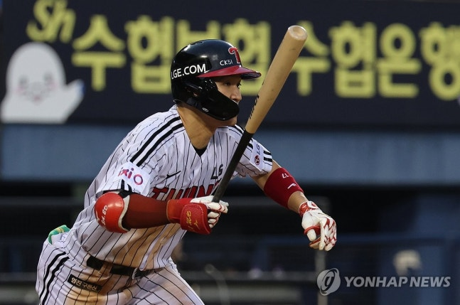 역전 적시타 LG 박해민 / 사진=연합뉴스