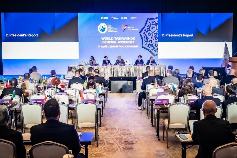 세계태권도연맹 정기총회. / 사진=연합뉴스