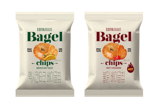 이디야커피, 베이글칩 신제품 2종 출시…스낵 라인업 확대