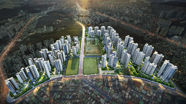 성남시 중원구 상대원2구역 조감도 / 조합원 제공