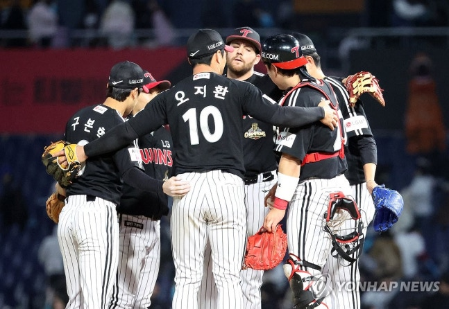 7연승. LG 트윈스 선수단 / 사진=연합뉴스