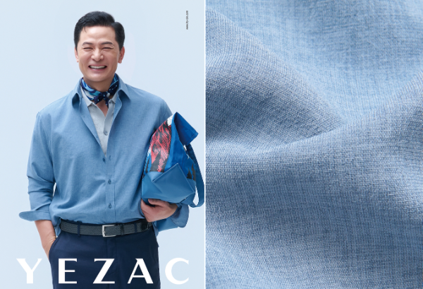 형지I&C ‘예작(YEZAC)’의 ‘아트 오브 패브릭’ 시리즈 린넨라이크 소재 셔츠