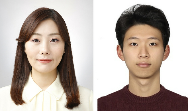 (좌측부터) 전지원 교수, 박충희 연구원. (사진제공=가톨릭대학교 가톨릭중앙의료원)