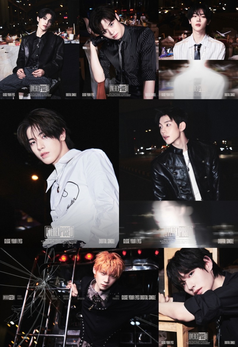 클로즈 유어 아이즈, 디지털 싱글 '오버익스포즈드' 콘셉트 포토 공개…무질서 속 피어난 반전 비주얼