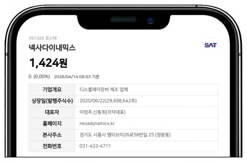 넥사다이내믹스, 신사업 위해 20억 수혈... 전환 시 주식 비중 4.91%