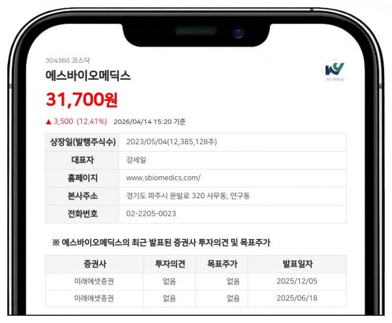 에스바이오메딕스, 이자 0%로 222억원 조달…세포치료제 R&D 가속화