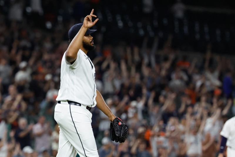 15일(한국시간) 캔자스시티 로열스전에 등판한 디트로이트 타이거스 켄리 얀선. / 사진=연합뉴스