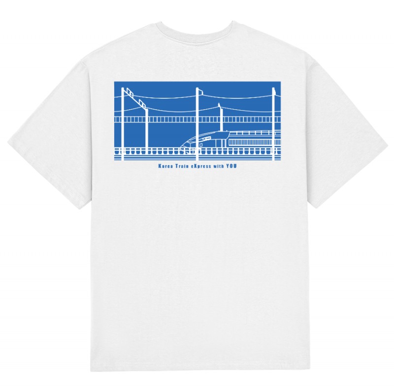 ▲ 코레일유통이 신규 출시하는 철도 굿즈 티셔츠 모습