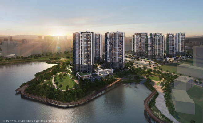 엘리프 성성호수공원 이미지. /자료 = 계룡건설 제공