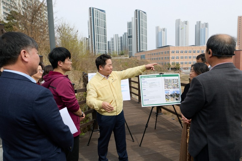 배방읍 장재리 자연재해위험개선지구 정비사업 현장점검 / 아산시 제공