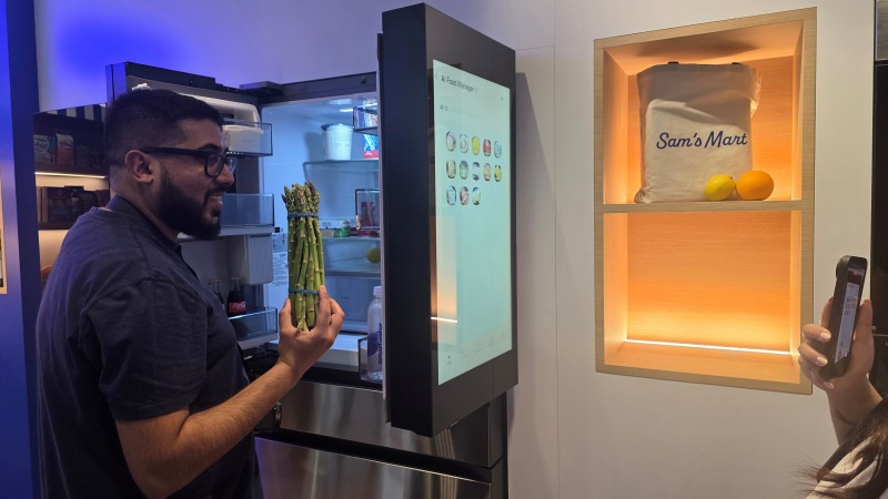 삼성전자가 15일부터 16일(현지 시간) 양일간 미국에서 가전 기술 세미나 '더 브리프 뉴욕(The Brief New York)'을 열고 AI 기반의 차별화된 홈 라이프스타일을 소개했다./삼성전자