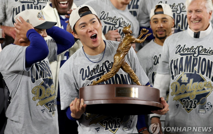 2025 MLB 월드시리즈 우승팀 로스앤젤레스 다저스. / 사진=연합뉴스