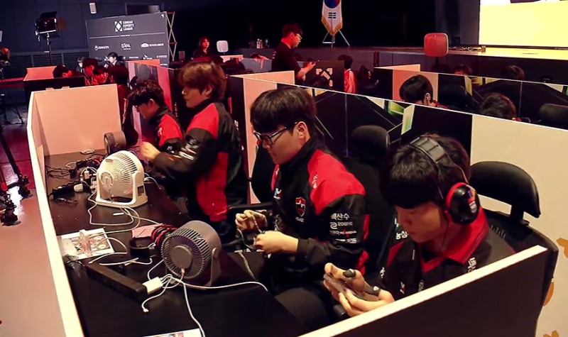 KEL(2026 대한민국 e스포츠 리그) 배틀그라운드 모바일 본선 2일차 매치1 경기서 치킨을 획득한 경기 농심 레드포스.