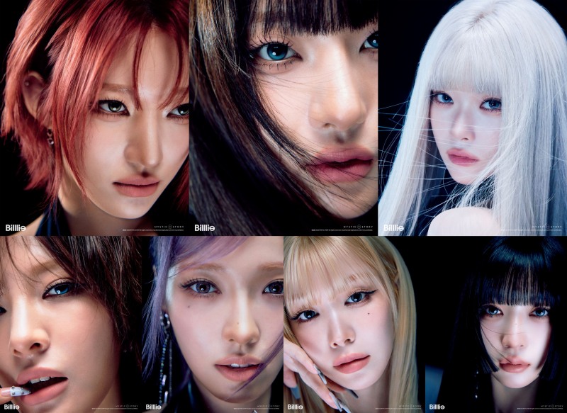 빌리, 정규 1집 포토 드롭 공개…'과감+파격' 강렬 비주얼 변신