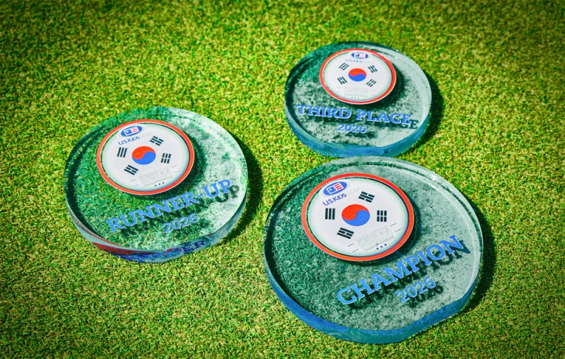 '유에스키즈(U.S. Kids) 코리아 챔피언십' 상징물/ 사진= BM글로벌골프 제공.