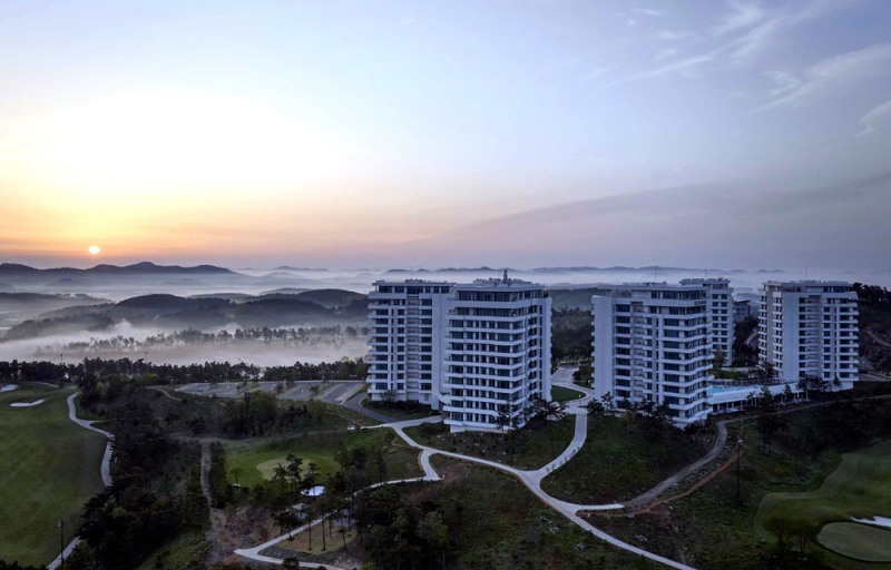 오는 22일부터 24일까지 나흘간 '유에스키즈(U.S. Kids) 코리아 챔피언십'이 열리는 경기 대부도의 더헤븐리조트와 더헤븐CC 전경/ 사진= 더헤븐리조트 제공.