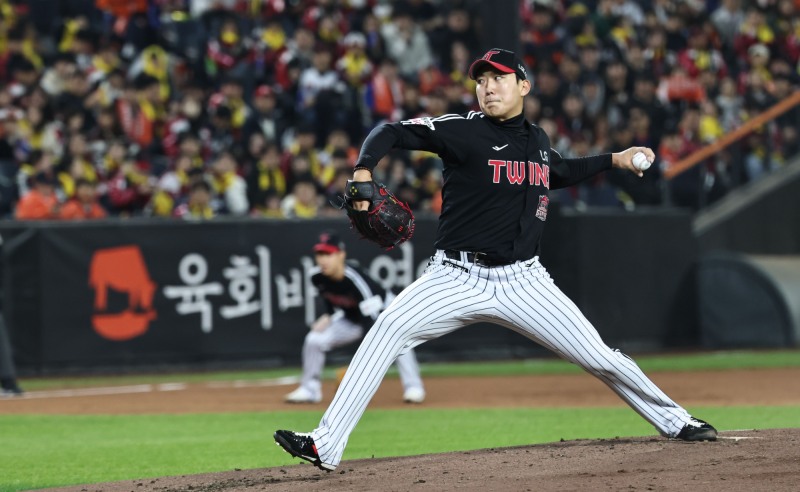 LG 손주영 역투. / 사진=연합뉴스