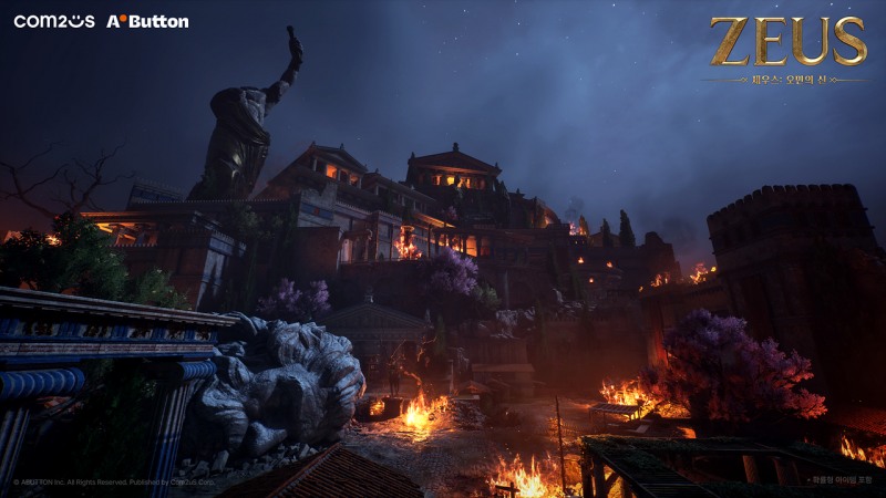 컴투스, 대작 MMORPG '제우스: 오만의 신' 베일 벗다…압도적 비주얼 공개