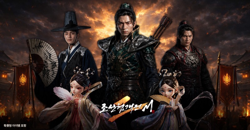 조선협객전2M, 혼불 제련과 수련동굴 등 다양한 콘텐츠 확장 업데이트