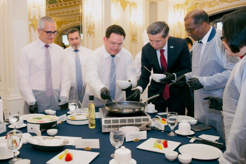 롯데호텔앤리조트, ‘구절판 체험 만찬 행사’ 성료…20여 개국 주한 대사 및 인사 초청