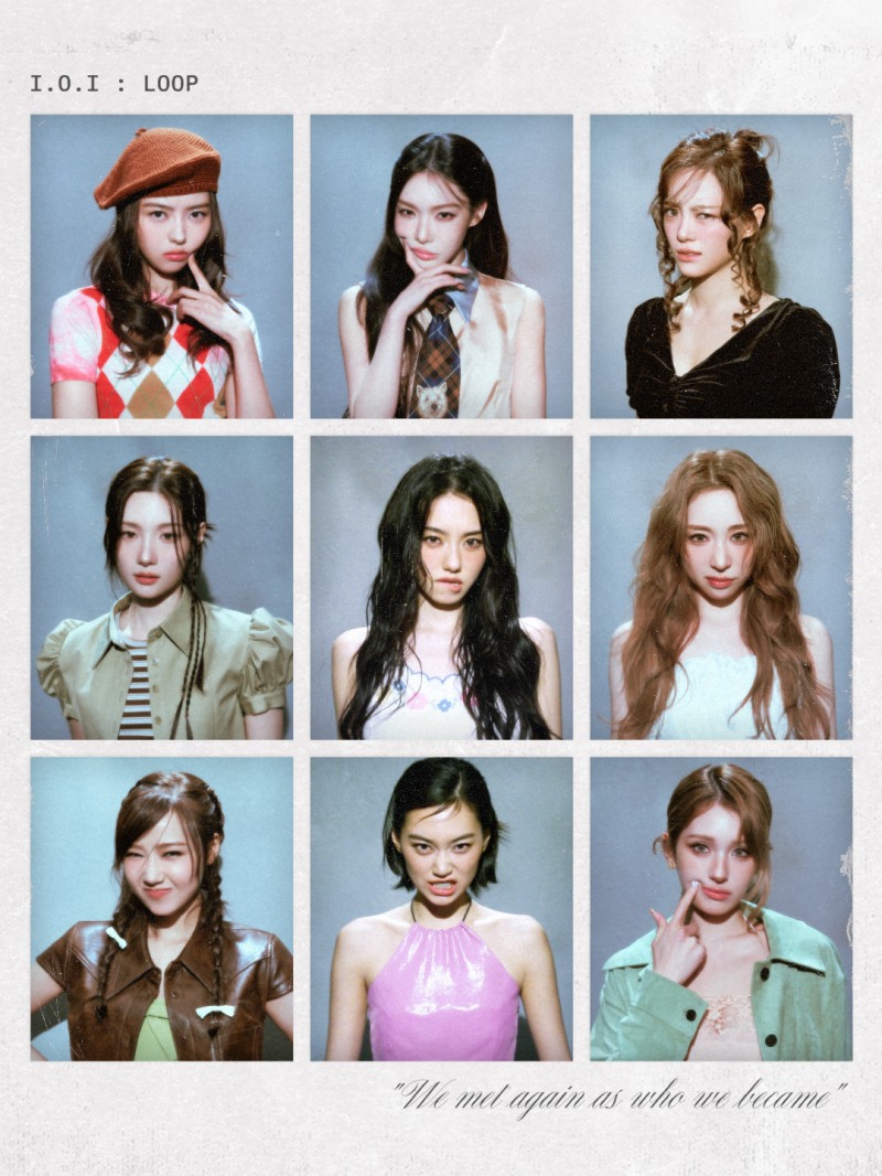 아이오아이, 미니 3집 ‘I.O.I : LOOP’ 단체 이미지 공개…꾸밈없는 비주얼