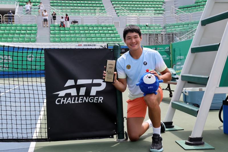 광주오픈 챌린저 우승한 권순우. / 사진=연합뉴스