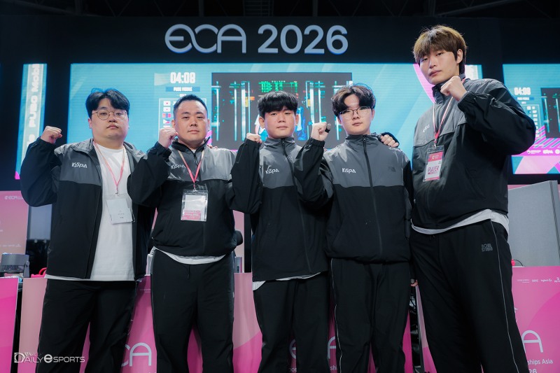 대한민국 배그 모바일 팀이 베트남에 이어 ECA 팀 중 2위를 기록했다.