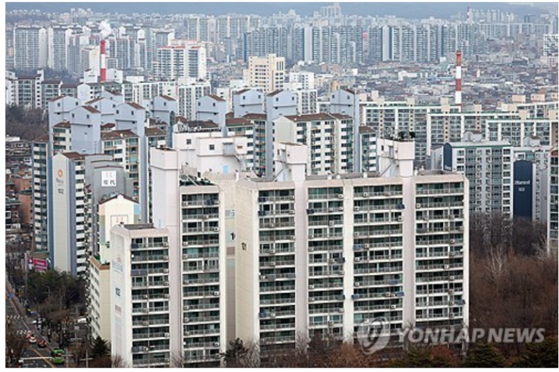 서울 강북구 북서울꿈의숲에서 바라본 노원·도봉구 일대 아파트 단지. 사진=연합뉴스