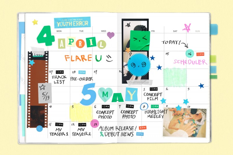 ‘최립우X강우진’ 플레어 유, 내달 13일 데뷔 확정…앨범명은 ‘YOUTH ERROR’