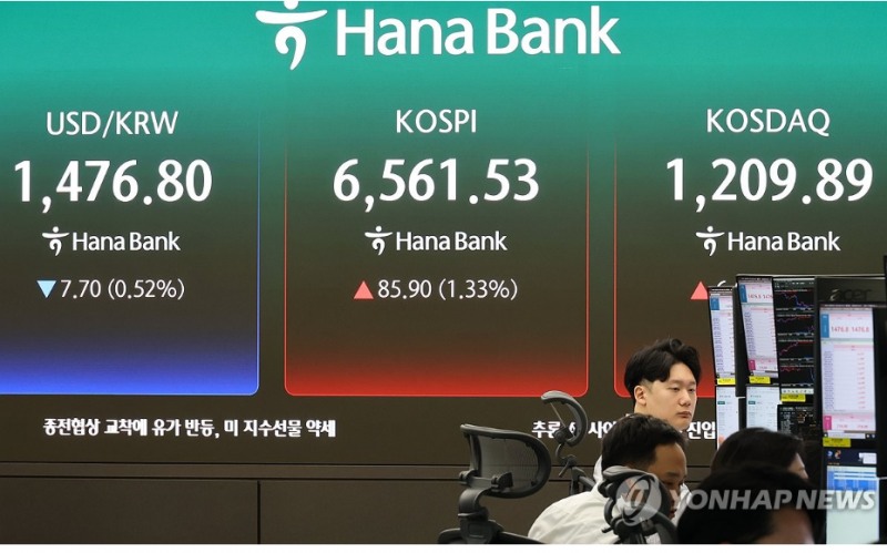 국내증시가 27일 사상 처음으로 시총 6000조원을 돌파했다. 사진=연합뉴스