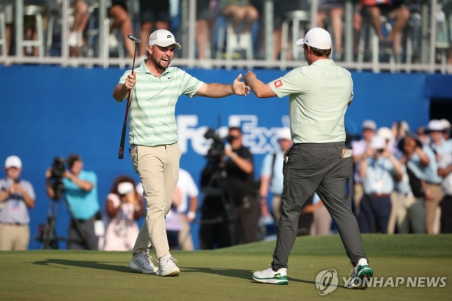 피츠패트릭 형제의 우승 순간 / 사진=연합뉴스