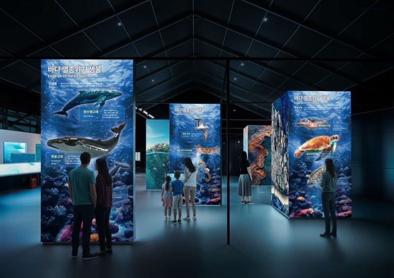 완도국제해조류박람회 전시관 중 하나인 주제관 조감도 (사진제공=완도군)