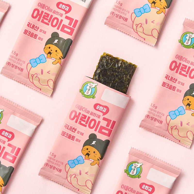 맛과 재미 다 잡았다… 성경식품, 놀이형 패키지 적용한 ‘어흥이와 꿈친구들’ 런칭