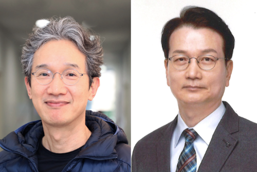 황일두 포항공과대학교 석천석좌교수(왼쪽)와 조성배 연세대학교 컴퓨터과학과 교수
