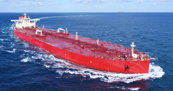 한화오션이 건조한 초대형 원유 운반선(VLCC) 사진= 한화오션