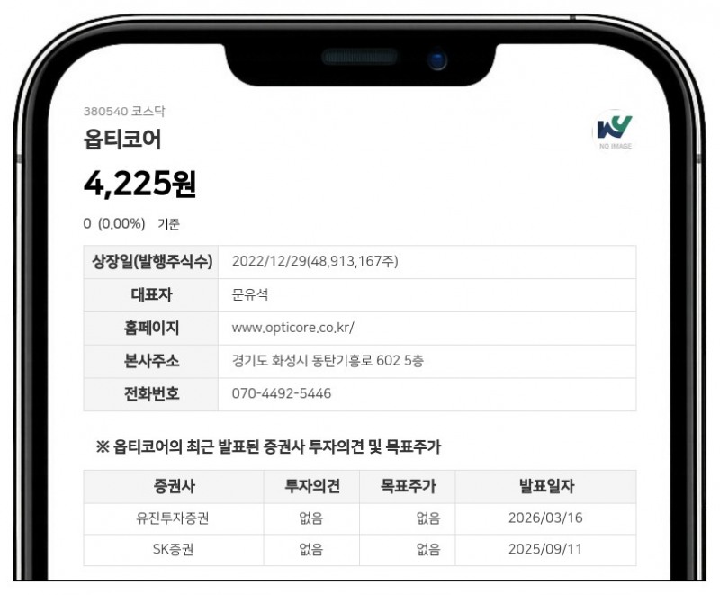 옵티코어 거래정지 길어진다…주식병합에 상장폐지 심사까지 겹악재
