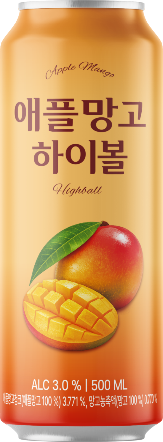 세븐브로이맥주, ‘애플망고 하이볼’ 출시…화이트 라인업 강화