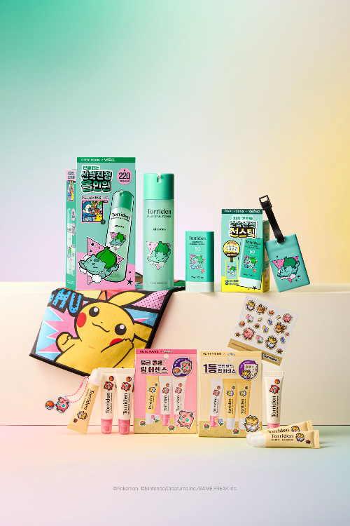 토리든, 올리브영·포켓몬 콜라보 참여…포켓몬 에디션 선봬