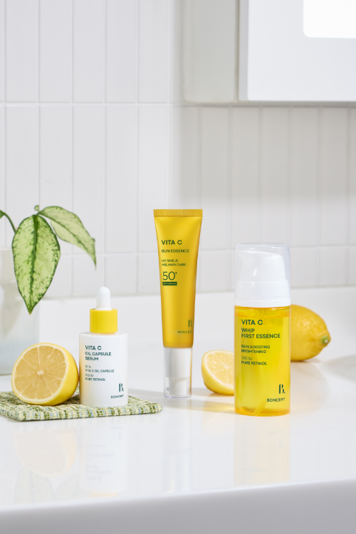 토니모리 본셉, 다이소에 신제품 '비타씨 스킨케어·선케어’ 3종 출시