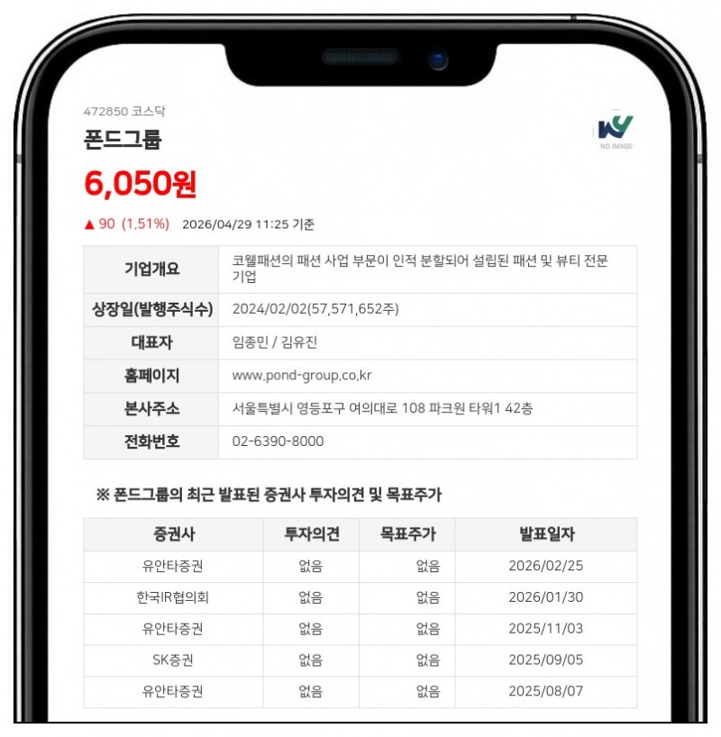 폰드그룹 20억 1463만원 규모 분기 현금배당 확정... 주당 35원 지급