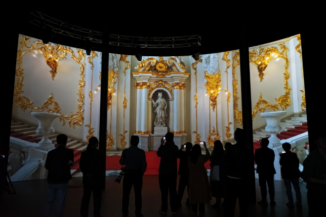 에르미타주 공식 디지털 특별전 ‘찬란한 에르미타주’ 내부 전시 이미지. (사진제공=아트웍스)