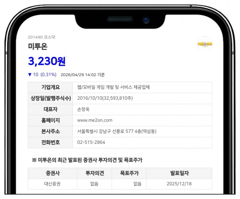 미투온 손창욱 대표 등 경영진 CB 콜옵션 행사로 지배력 강화 나서