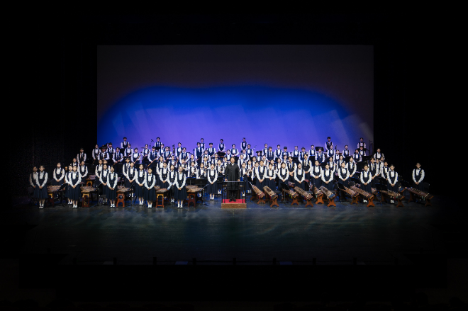 국립국악고등학교_국악관현악 공연사진. (사진제공=국립국악고)