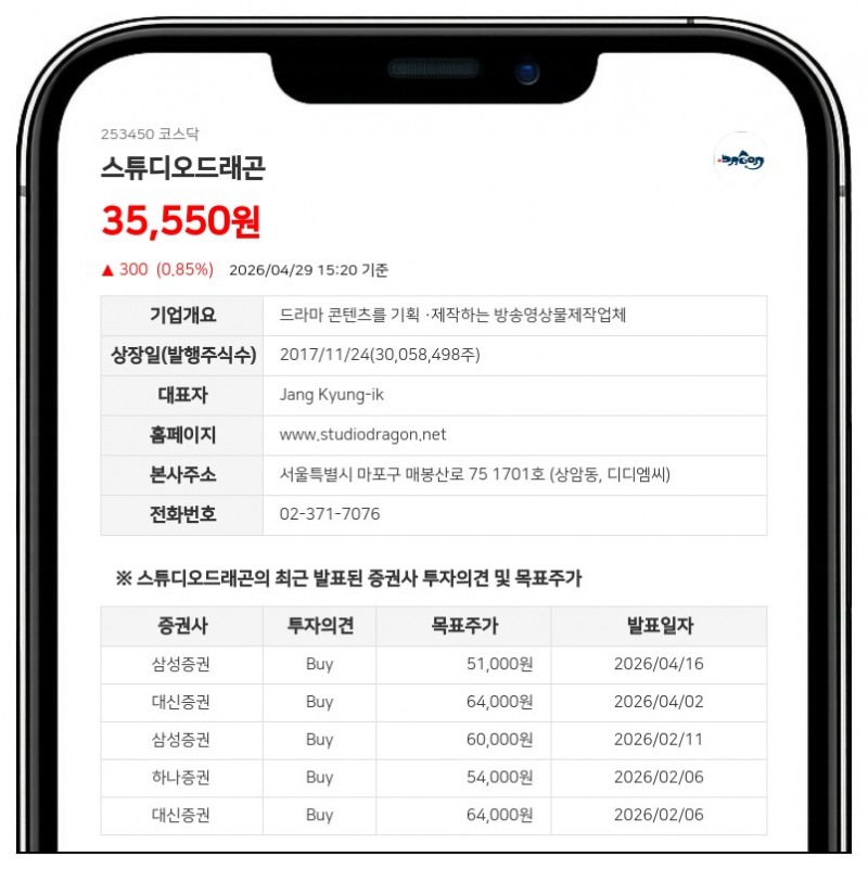스튜디오드래곤, 넥스트씬 1대 0 흡수합병...경영 효율화 속도