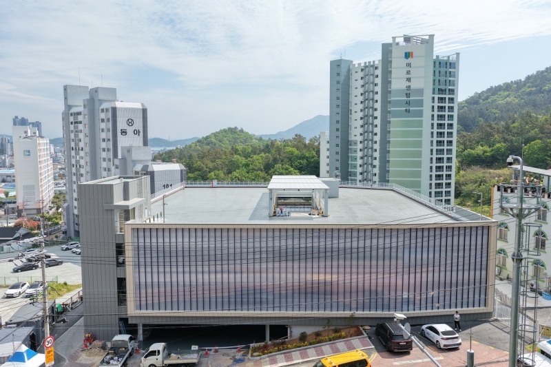 행복 충전소 주차 타워 전경 (사진제공=완도군)
