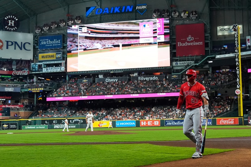 전광판에 보이는 MLB ABS 챌린지 모습. / 사진=연합뉴스