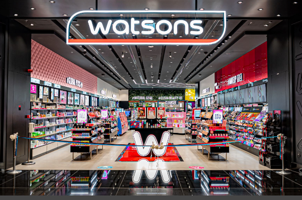 닥터지가 입점한 아랍에미리트(UAE) 왓슨스(WATSONS) 매장 전경