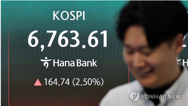 코스피지수가 4일 외인과 기관의 동시 순매수에 힘입어 사상 처음 6900선을 돌파했다. 사진=연합뉴스