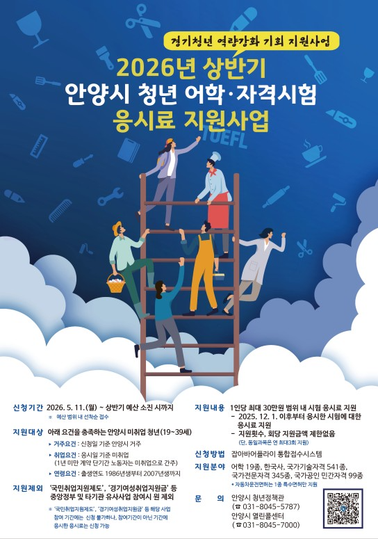 경기청년 역량강화 기회 지원사업 포스터